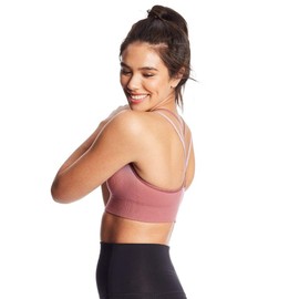 C9 Champion Women's Seamless Dip Dye Cami Bra, Smoked Lilac/Purple Thistle, XL