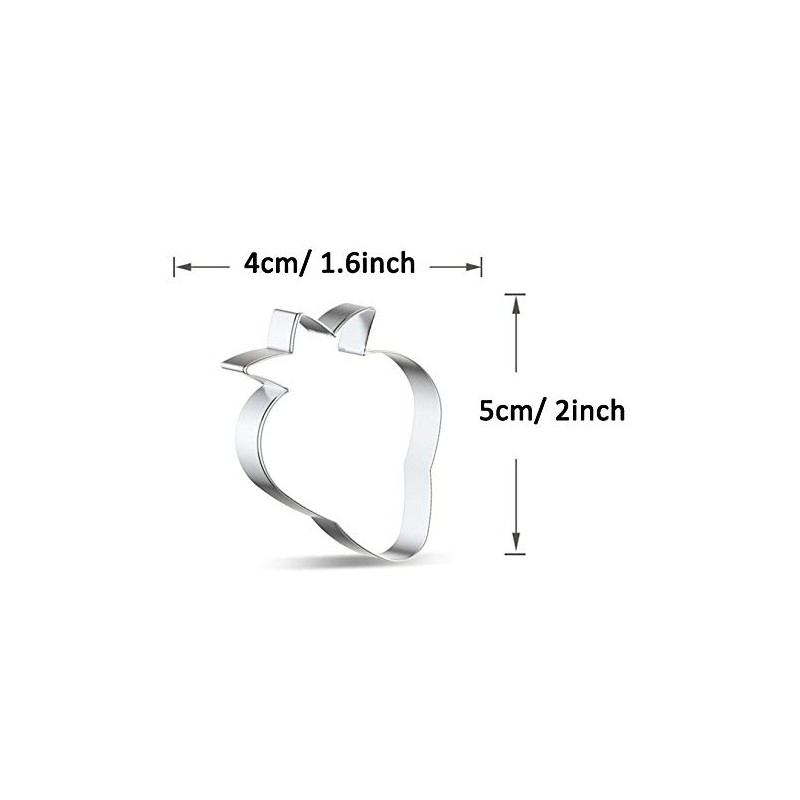 WDYJMALL Strawberry Shape Cookie Cutter - B