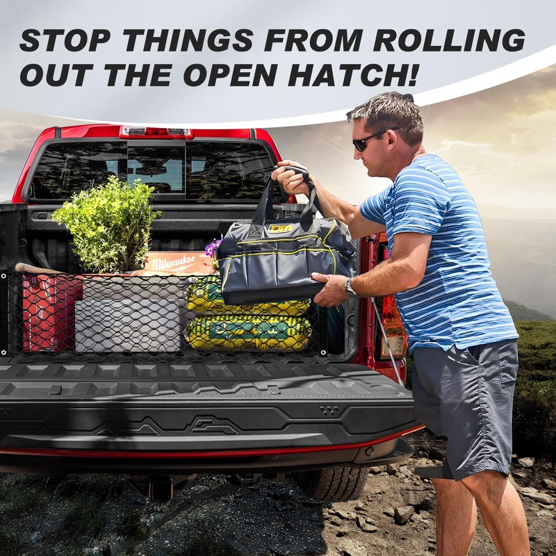 Karltys Truck Bed Cargo Net for 2023-2025 2026 Chevy Colorado