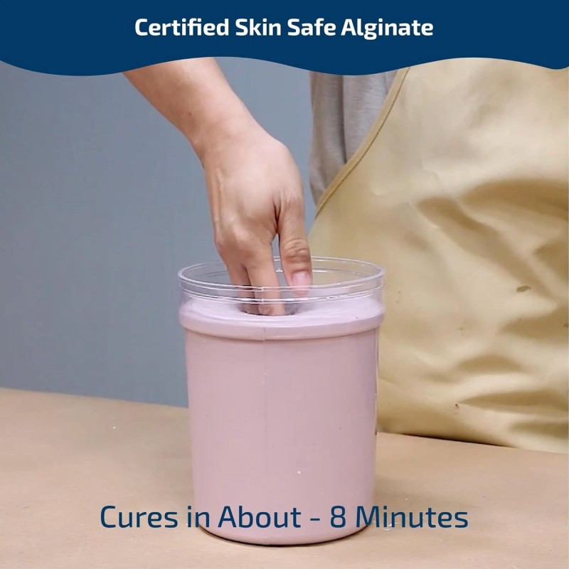 Unbranded Alja-Safe Lifecasting Alginate Molding Powder, 3-lb Box - Skin-Safe