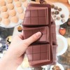 Dwwffer Chocolate Bar Molds Deep,2 Pack Non-Stick Chocolate Candy Molds,Silicone
