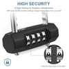 Ankilo 4 Digit Combination Padlock, Padlocks with Code Outdoor Waterproof