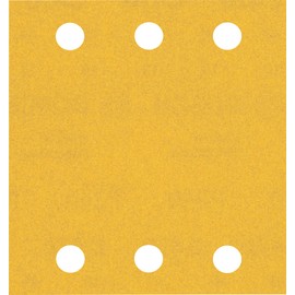 Bosch 10x EXPERT C470 Sandpaper (for Paint on wood, Hardwood, Ø 115x107 mm, Grit 240, Professional Accessory Orbital Sander)
