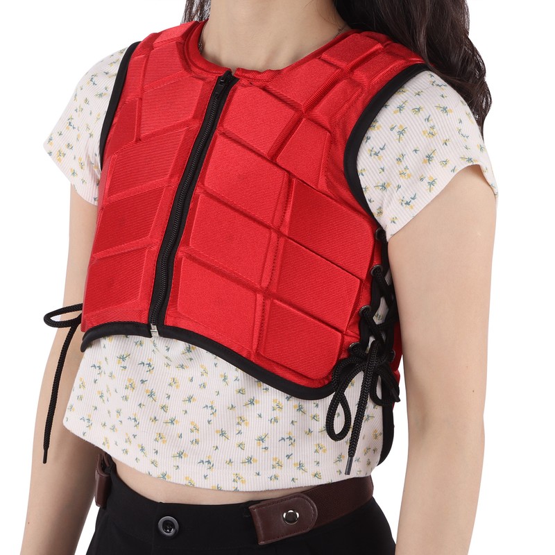 Kids Equestrian Vest Foam Padded Safety Horse Riding Protective Gear