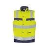 Bilbao Hi-Vis Jacket Yellow/Dark Blue