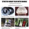 2 Pack Stretch Wrap Film with Handle,4 inch X 1000Ft