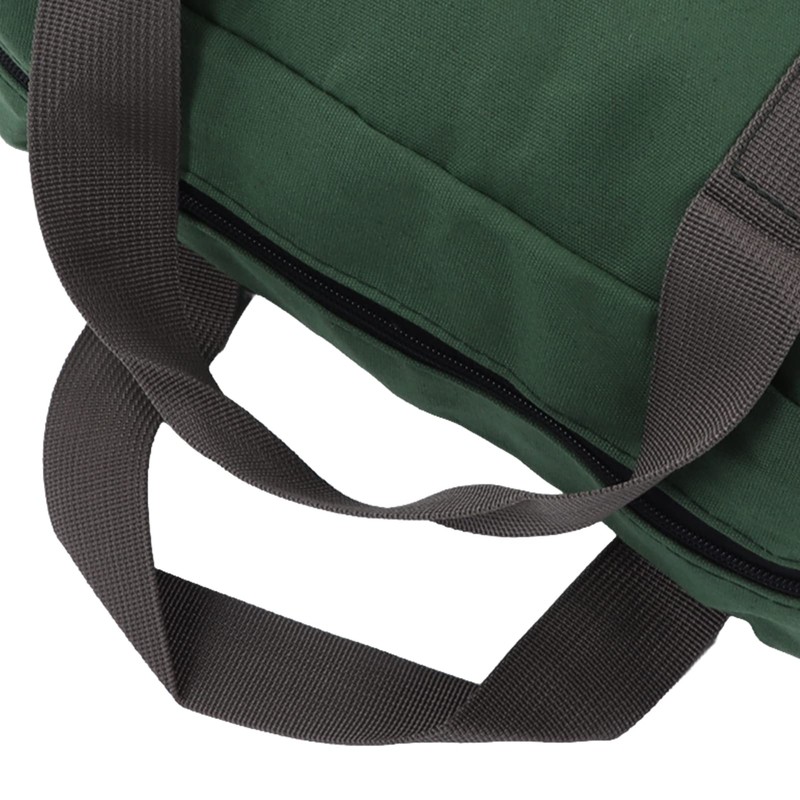 Canvas Tool Bag, Wide Neck Tool Bag, Portable Waterproof Canvas