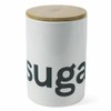 Villa d'Este Home Tivoli Ceramic Sugar Bowl 750 ml Bamboo
