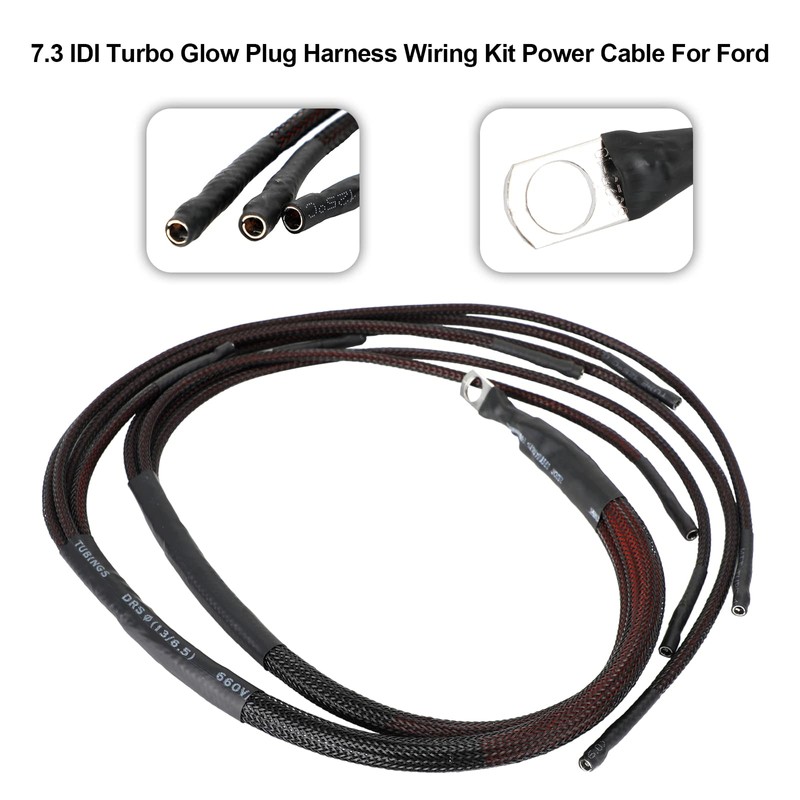 MAD HORNETS 7.3 IDI Turbo Glow Plug Harness Wiring Kit
