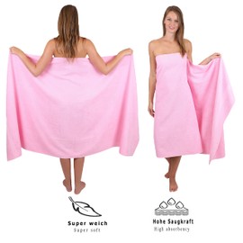 Betz XXL Bath Towel PALERMO 100% Cotton Size 100x200 cm color rose