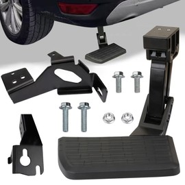 Retractable Folding Truck Side Step Compatible with Ford F250 F350 Super Duty 2017-2022, Replace 75413-01A