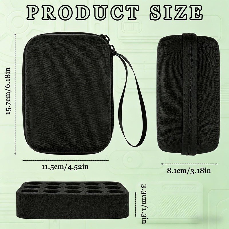 Peptide Storage Case, Vial Holder and Peptide Case for Fridge