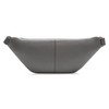 Lazarotti Bologna Women's Leather Belt Bag, Adjustable Shoulder Strap, Large