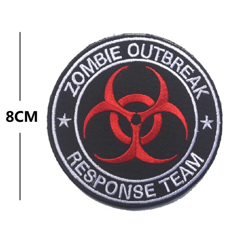 PHOENIX IKKI Zombie Outbreak Zombie Outbreak Response Team Biohazard Embroidered