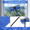 26FT Window Washing Kit with Extension Pole,High Reach Duster Kit,Cobweb