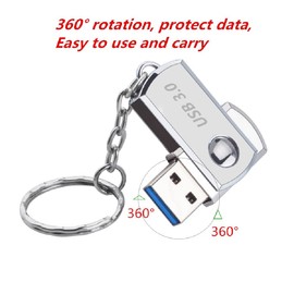 2TB USB Flash Portable U Disk Easy Storage High Speed Data Transfer Support 3.0 High Speed Flash Drive for PC (2TB)
