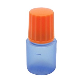 Emi Chemical Eyepiece Container NoBell No. 1 (Unsterilized), 5CC (100 Ponyl), Body: Cobalt Cap: Orange