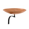 Achla Designs 201-5003 Wall Mount Bracket Birdbath, Polished Copper Plated