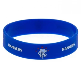 Rangers Rubber Crest Single Wristband - Multi-Colour