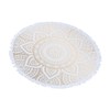 CAXUSD Large Bath Towel Microfiber Beach Towel Mandala Round Tapestry