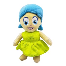 Inside Out 2 Character Joy Soft Stuffed Plush Toy 9 inches Doll, Cute Girls Plush Doll Gift (Joy)