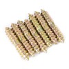 20pcs Double Ended Dowel Screw Self Tapping Threaded Bolts Woodworking