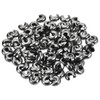 uxcell 300pcs Crimp Bead Covers, 4mm/0.16" Half Round Open Crimp