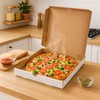 ZENFUN 40 Pack Pizza Box 10"×10", White Pizza Box, Grease-Resistant