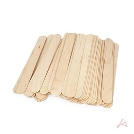 Wood waxing spatula stick 50p hair removal wooden stick spatula / 우드 왁싱스파츌라 스틱 50p 제모 나무막대 스파출라