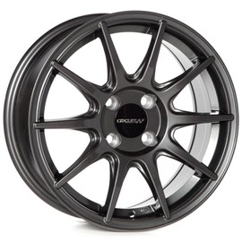 Circuit Performance CP41 15x7 Gloss Gun Metal Gray 4x100 +35mm Wheels JDM M.C.O Style