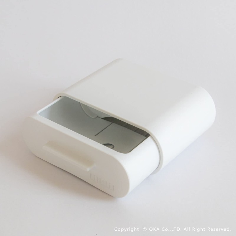 OKA My Home Benrization Plan Fillfit Wet Tissue Case, White,
