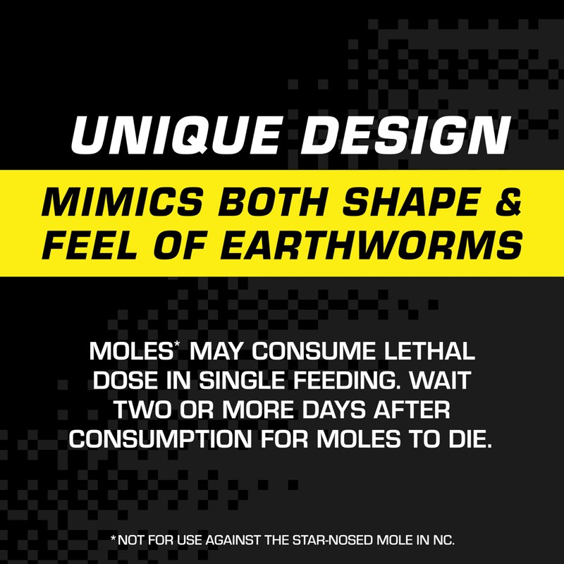 Tomcat Mole Killer Worm Bait, 10 Count (Pack of 4)