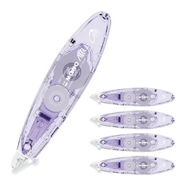 Tombow CT-PAX5C41-5P MONO PAX Correction Tape 0.2 inch (5 mm) Wide, Refill Type, 2.4 ft (6 m), Lavender, 5 Pieces