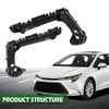 GRAND ORANGE Front Bumper Brackets Compatible with Toyota Corolla 2019-2021