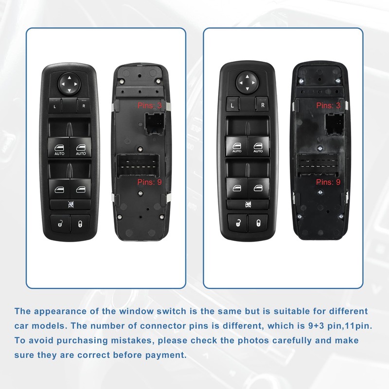 Car Left Front Window Switch Driver Side Control Door Master