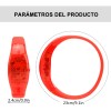 Pulsera Audio Ritmica Fiesta Neón Led Concierto 10 Pzas