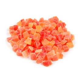 Anna and Sarah Dried Diced Papaya Low Sugar in Resealable Bag, 2lbs