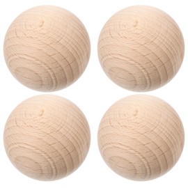 BESPORTBLE Wooden Balls 4pcs Rolling Croquet Vintage Beach Accessories for Outside for Croquet Set for Croquet Sets for Play Bocce Recreational Sports Balls Wood Bocce Outdoor Sports Balls