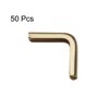 sourcing map Book Corner Protection Edge Protection Corner Protection Gold