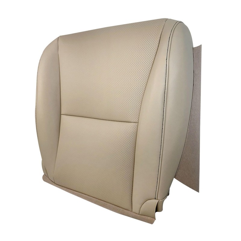 GXYWADY Driver Bottom Perforated Leather Seat Cover Tan Replacement for