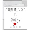 Rude Funny Valentines Day Card | Valentine's Day Card |