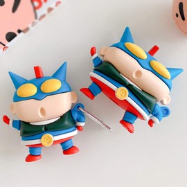 Airpods Pro Case, Action Mask, Airpodspro Case, Character Cute, Anime Protective Case, Storage Case, Protective Cover, Shockproof, Scratch-Resistant, Full Protection, Easy to Install and Remove,