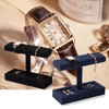 Woodten Microfiber Watch Display Stand T-bar Watch Ring Stand for