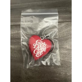 Girls Dont Cry NEW 2023 Verdy Girls Don’t Cry Cherry LOGO LA Los Angeles RED heart keychain