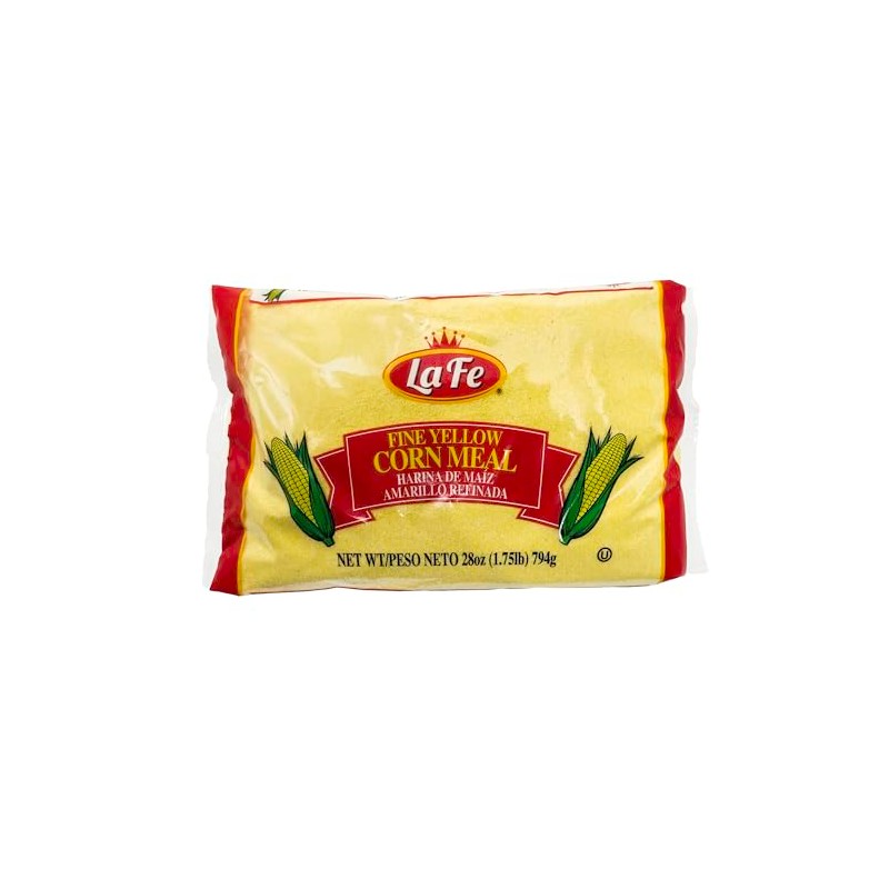 La Fe Fine Yellow Corn Meal 28oz - Harina De
