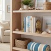 MXARLTR Decorative Shell Bookends, Coastal Nautical Book Ends for Shelves