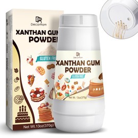 Xanthan Gum Powder 370 g - Gluten Free Vegan Xanthan Gum Binding Agent Thickener for Baking and Cooking - Pure Xanthan Gum Stabiliser Non-GMO Sauce Binder for Cakes, Ice Cream, Sauces, Soups