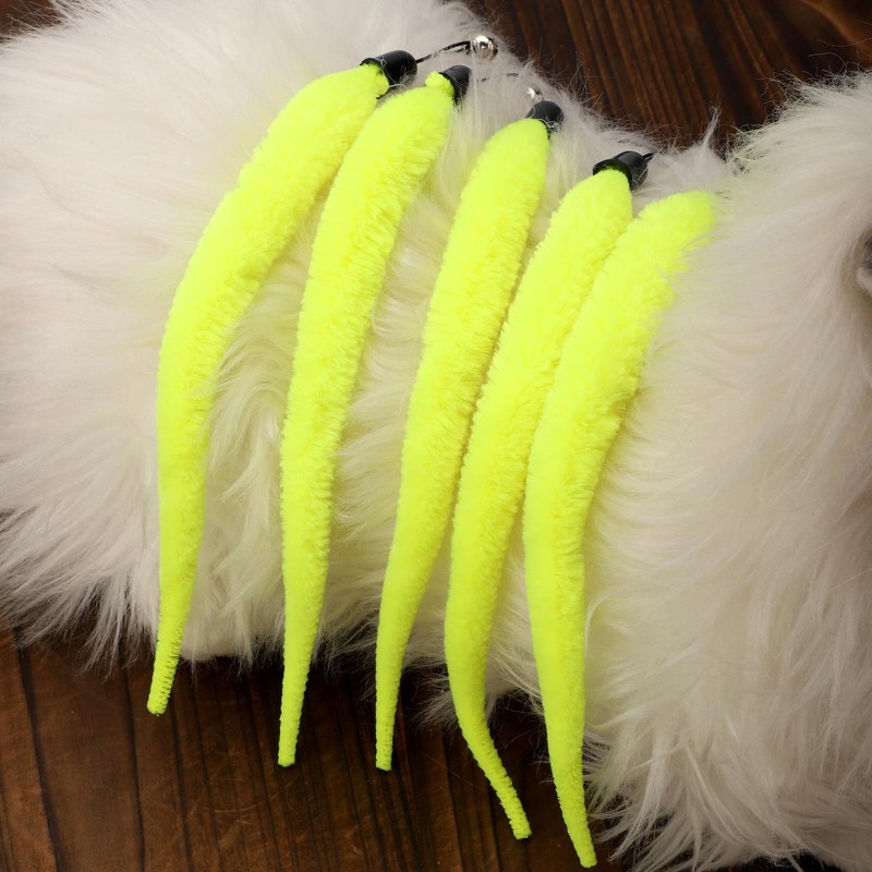 BOXOB 5pcs Cat Ball Toy Replacement Tails, Fun Interactive Cat