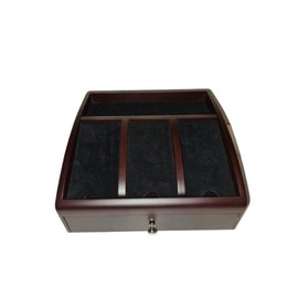 Cellphone Clutter Station Wood Organizer Desktop Cellphone Charging Dock Station