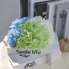 AWARDSEN 3Pcs 21 Inch Hydrangea Artificial Flower Fake Big Hydrangea